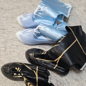 Kids Blue and Black Shoes